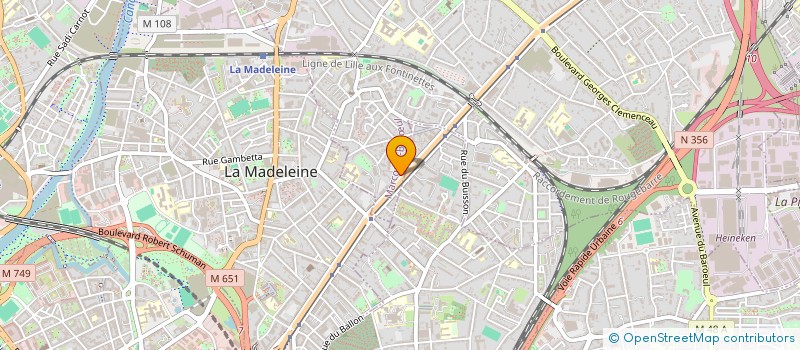 localisation de l'entreprise MADAME NINA ROSSI à MARCQ-EN-BARŒUL