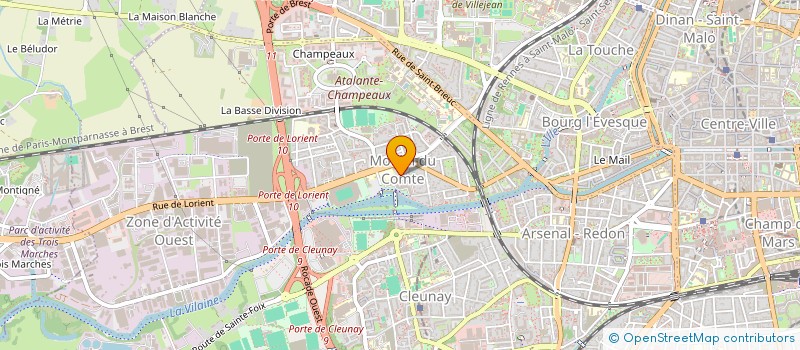 localisation de l'entreprise MADAME NINA SANS  RENNES