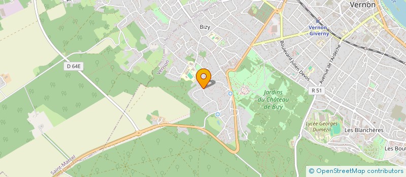 localisation de l'entreprise MADAME NINA SIMONNET  VERNON