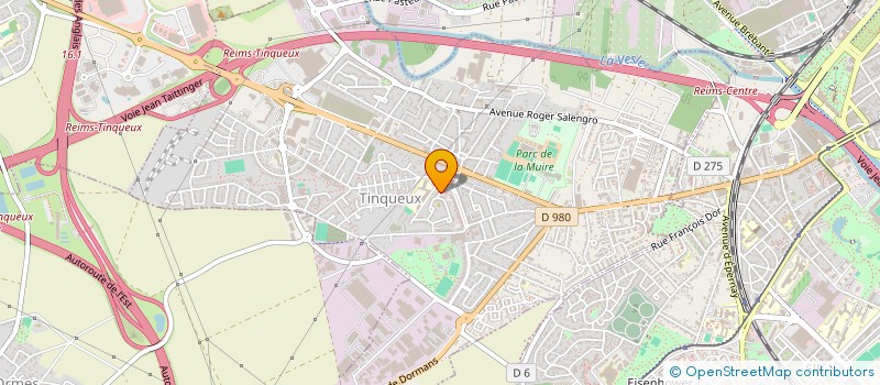 localisation de l'entreprise MADAME NINA STEG  TINQUEUX