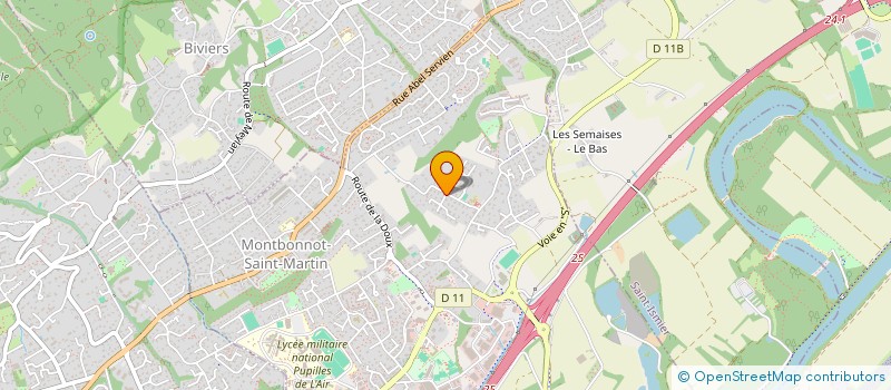 localisation de l'entreprise MADAME NINA STRIPPOLI  MONTBONNOT-SAINT-MARTIN