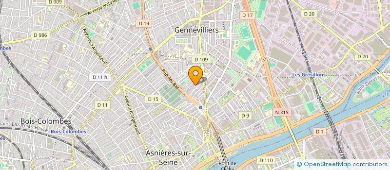 localisation de l'entreprise MADAME NINA TITOVICH  ASNIERES-SUR-SEINE