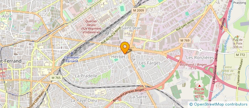 localisation de l'entreprise MADAME NINA TOMMASI  CLERMONT-FERRAND