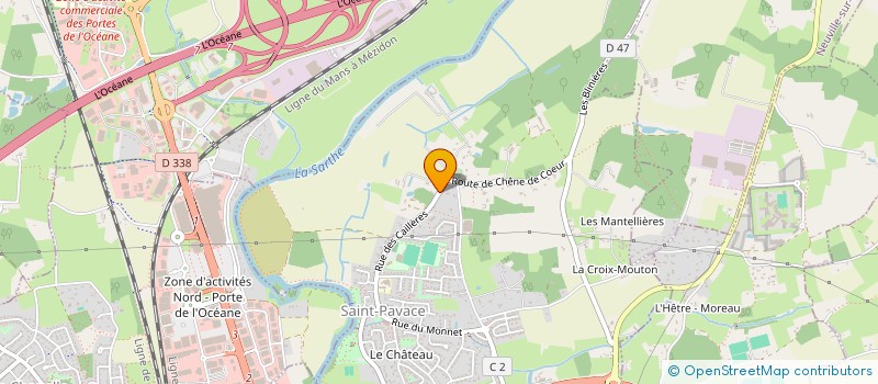 localisation de l'entreprise MADAME NINA TRONCHET  SAINT-PAVACE