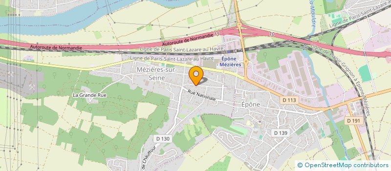 localisation de l'entreprise MADAME NINA TRUDELLE  MEZIERES-SUR-SEINE