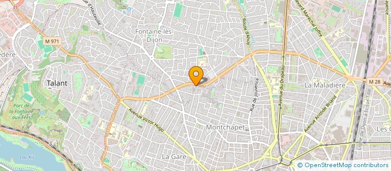 localisation de l'entreprise MADAME NINA VERSTRAETE à DIJON