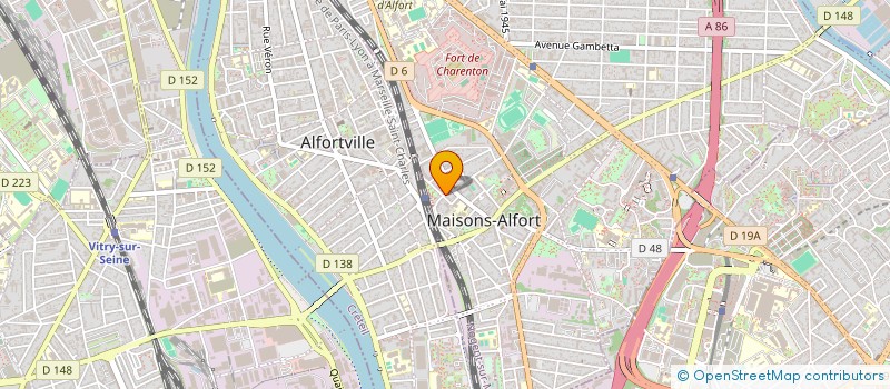 localisation de l'entreprise MADAME NINA ZANETTI à MAISONS-ALFORT