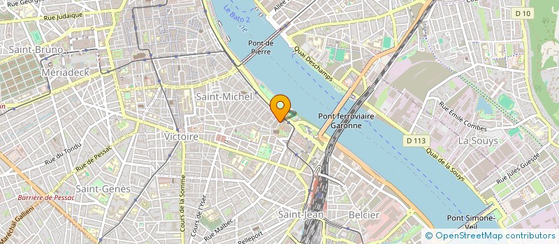 localisation de l'entreprise MADAME NINAH RASOLOSON  BORDEAUX