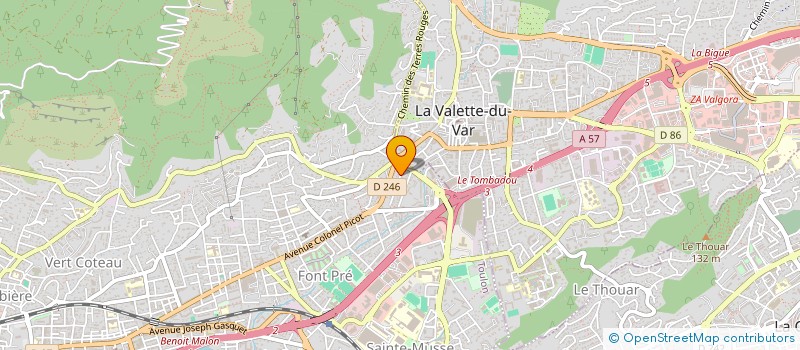 localisation de l'entreprise MADAME NINDA ZABRE à TOULON