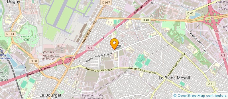 localisation de l'entreprise MADAME NINDER HARVINDER à LE BLANC-MESNIL