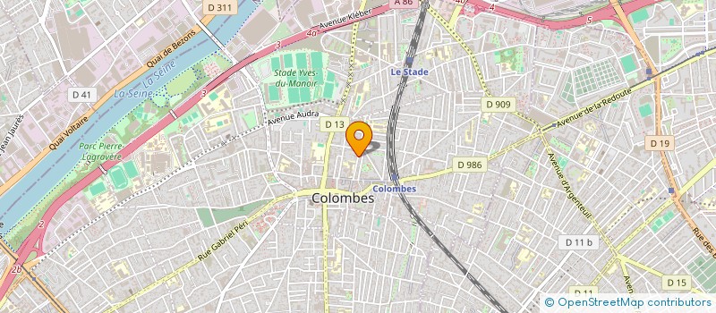 localisation de l'entreprise MADAME NINE GOURDON à COLOMBES