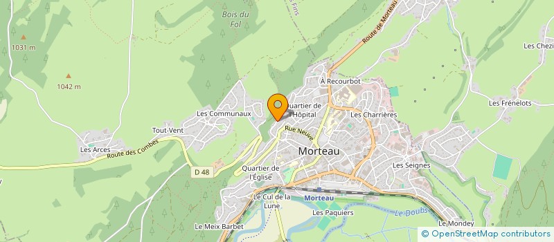 localisation de l'entreprise MADAME NINE RUCH  MORTEAU