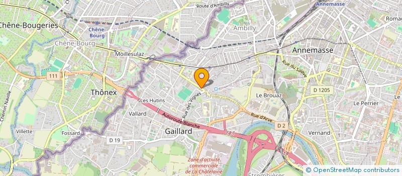 localisation de l'entreprise MADAME NING FANG  GAILLARD