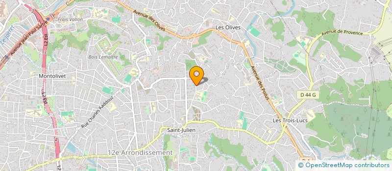 localisation de l'entreprise MADAME NINI SIRA DIOUF à MARSEILLE