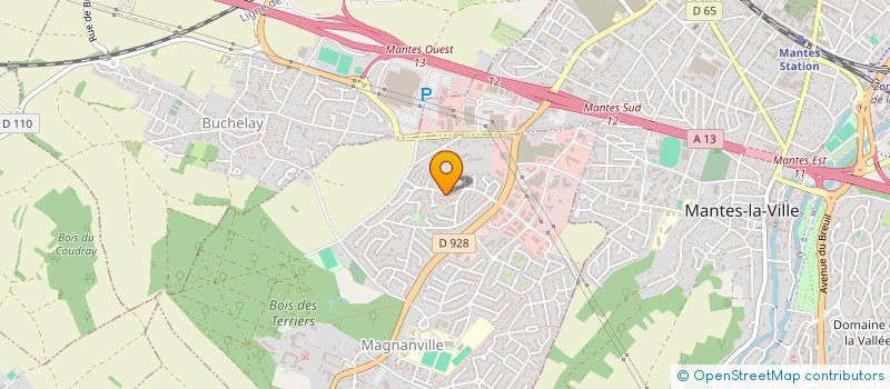 localisation de l'entreprise MADAME NINMOU OULAI  MAGNANVILLE