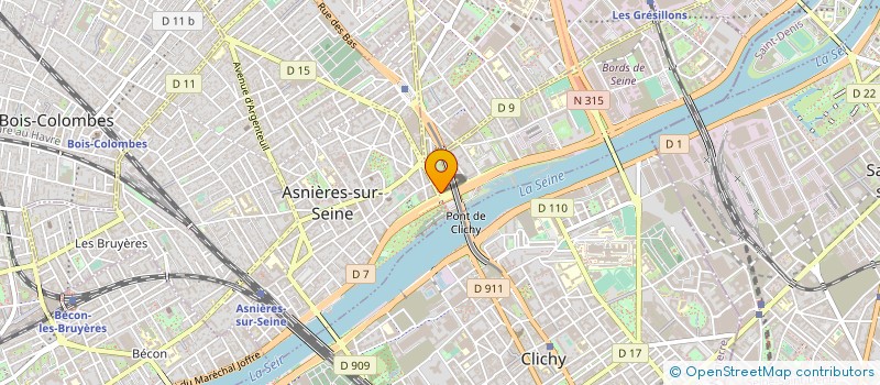 localisation de l'entreprise MADAME NINO KVESELAVA à ASNIERES-SUR-SEINE