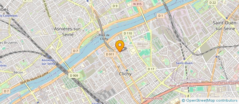 localisation de l'entreprise MADAME NINO TSERETELI à CLICHY