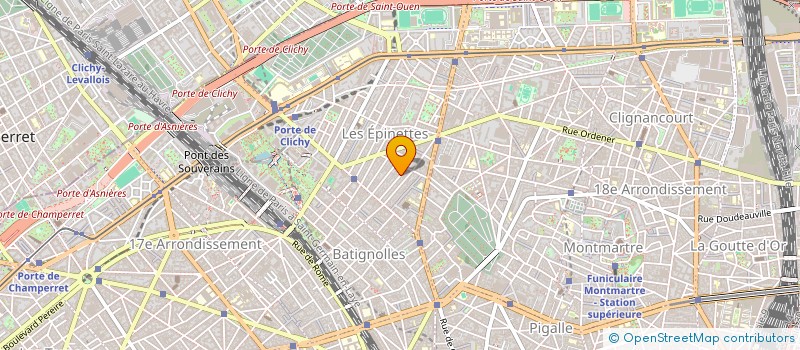 localisation de l'entreprise MADAME NINON BILLARD  PARIS