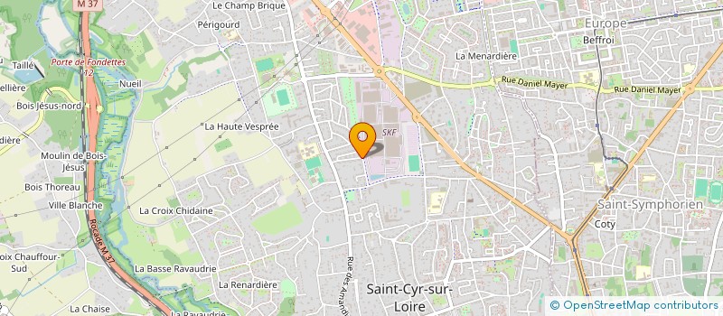 localisation de l'entreprise MADAME NINON BIZIEN  SAINT-CYR-SUR-LOIRE