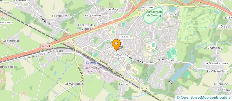 localisation de l'entreprise MADAME NINON BODINEAU  LA CHAPELLE-LAUNAY