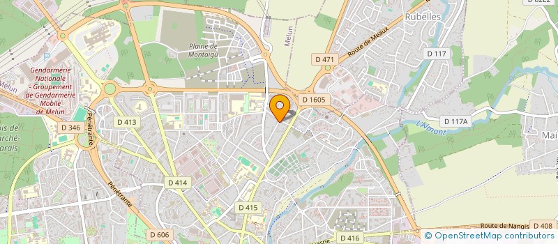 localisation de l'entreprise MADAME NINON BOULIGAND à MELUN