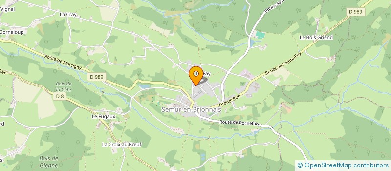 localisation de l'entreprise MADAME NINON BOURJON  SEMUR-EN-BRIONNAIS