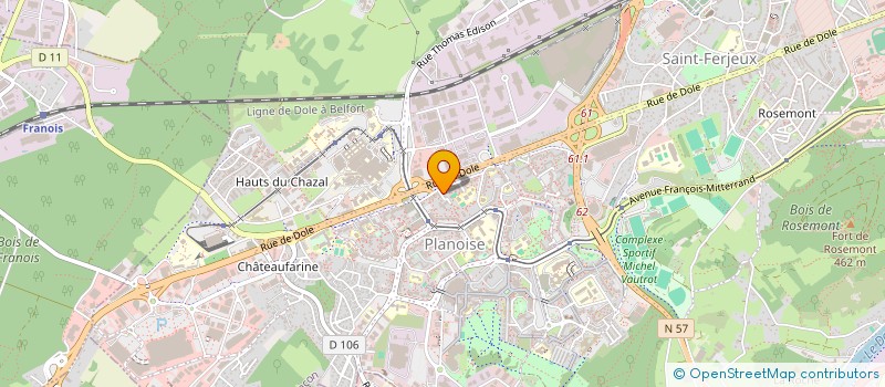 localisation de l'entreprise MADAME NINON COCATRIX  BESANCON