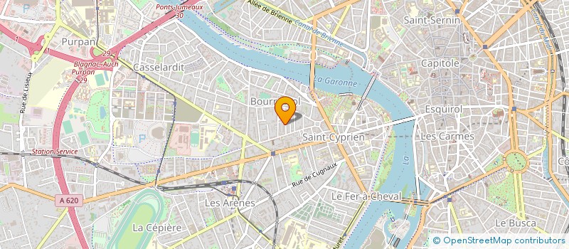 localisation de l'entreprise MADAME NINON COURTES à TOULOUSE