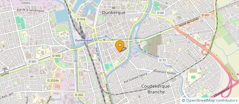 localisation de l'entreprise MADAME NINON DARQUES à DUNKERQUE