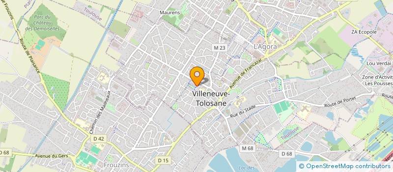 localisation de l'entreprise MADAME NINON FRAISSE à VILLENEUVE-TOLOSANE