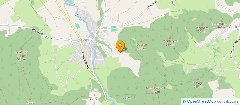 localisation de l'entreprise MADAME NINON GAVALDA  SOUEICH