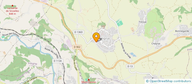 localisation de l'entreprise MADAME NINON GIROND  POLIGNAC