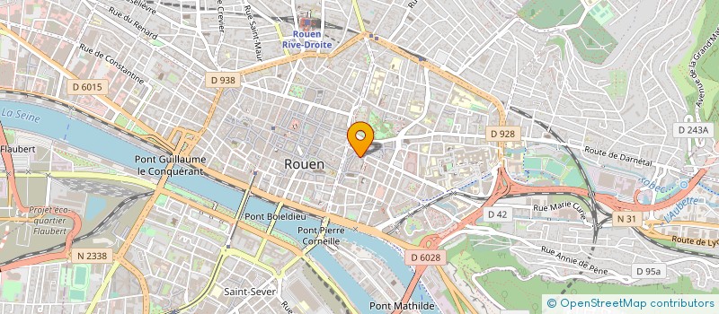 localisation de l'entreprise MADAME NINON GODET  ROUEN