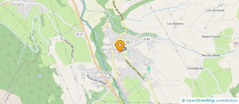 localisation de l'entreprise MADAME NINON GRANDADAM  SAINT-BONNET-EN-CHAMPSAUR