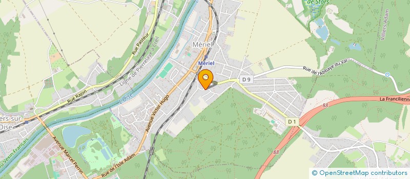 localisation de l'entreprise MADAME NINON GUILLON-ROMARIN à MERIEL