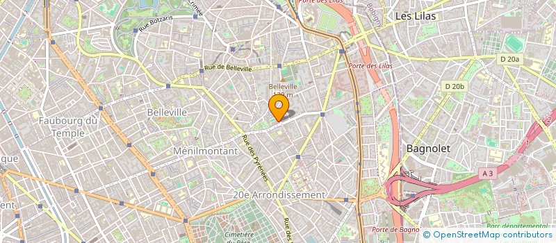 localisation de l'entreprise MADAME NINON HOULL  PARIS