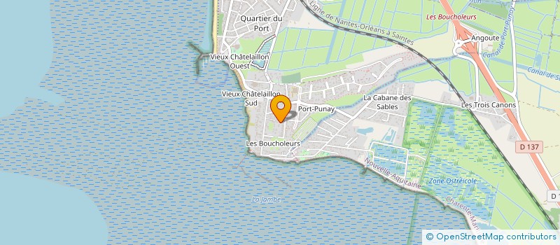 localisation de l'entreprise MADAME NINON LAURENT à CHATELAILLON-PLAGE