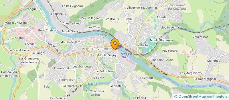 localisation de l'entreprise MADAME NINON LE MAREC à AIXE-SUR-VIENNE