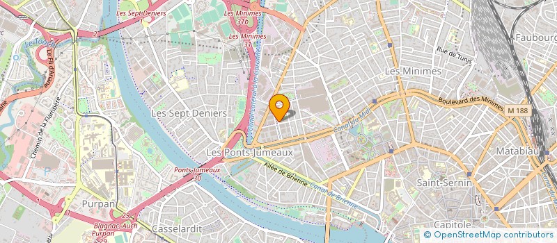 localisation de l'entreprise MADAME NINON LEMONNIER à TOULOUSE