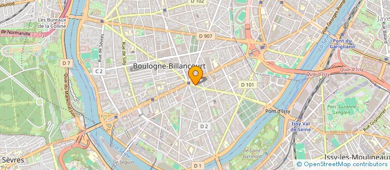 localisation de l'entreprise MADAME NINON LOHIER  BOULOGNE-BILLANCOURT