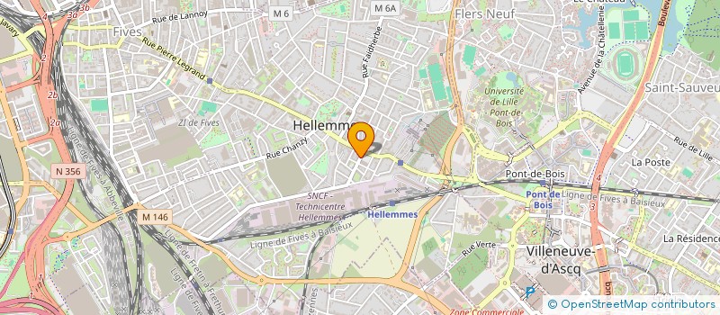 localisation de l'entreprise MADAME NINON MARTIN à LILLE