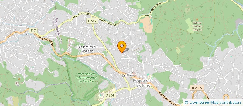 localisation de l'entreprise MADAME NINON MELCHIO KARASSEFF  ROQUEFORT-LES-PINS