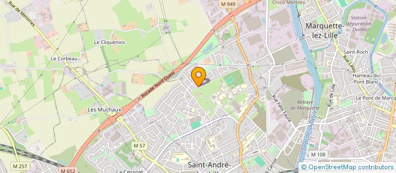 localisation de l'entreprise MADAME NINON PRUVOST à LILLE