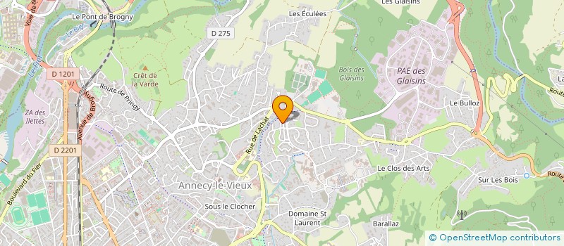 localisation de l'entreprise MADAME NINON RIAT à ANNECY