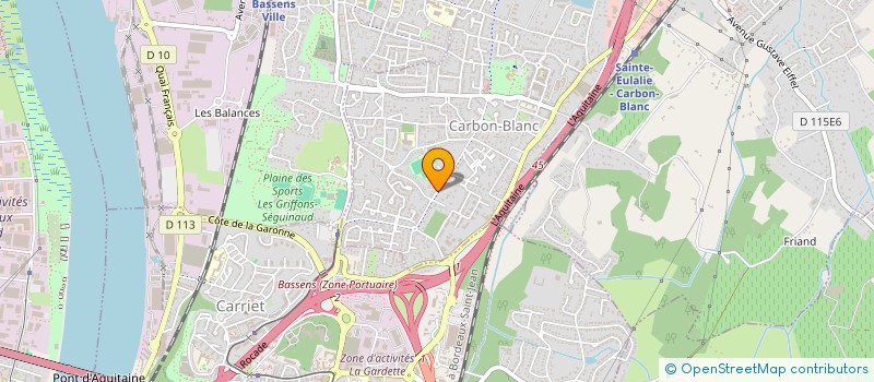 localisation de l'entreprise MADAME NINON VAN ACKER-LE LEC  CARBON-BLANC