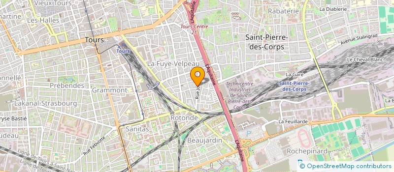 localisation de l'entreprise MADAME NINON VIDALIE  TOURS