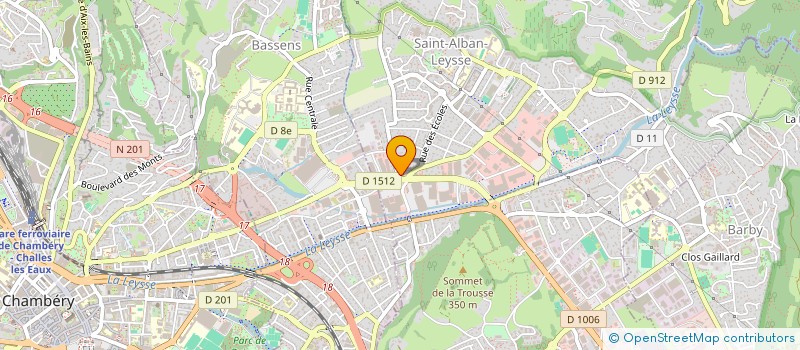 localisation de l'entreprise MADAME NINON VUILLERMET  SAINT-ALBAN-LEYSSE