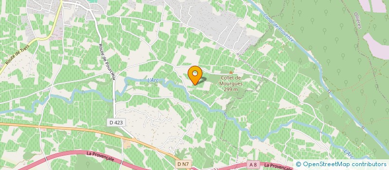 localisation de l'entreprise MADAME NINUWE DESCAMPS  POURRIERES