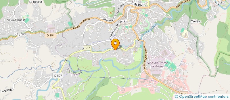 localisation de l'entreprise MADAME NIORN PHANNAM à PRIVAS
