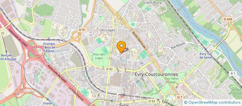 localisation de l'entreprise MADAME NIOUMA BA à EVRY-COURCOURONNES